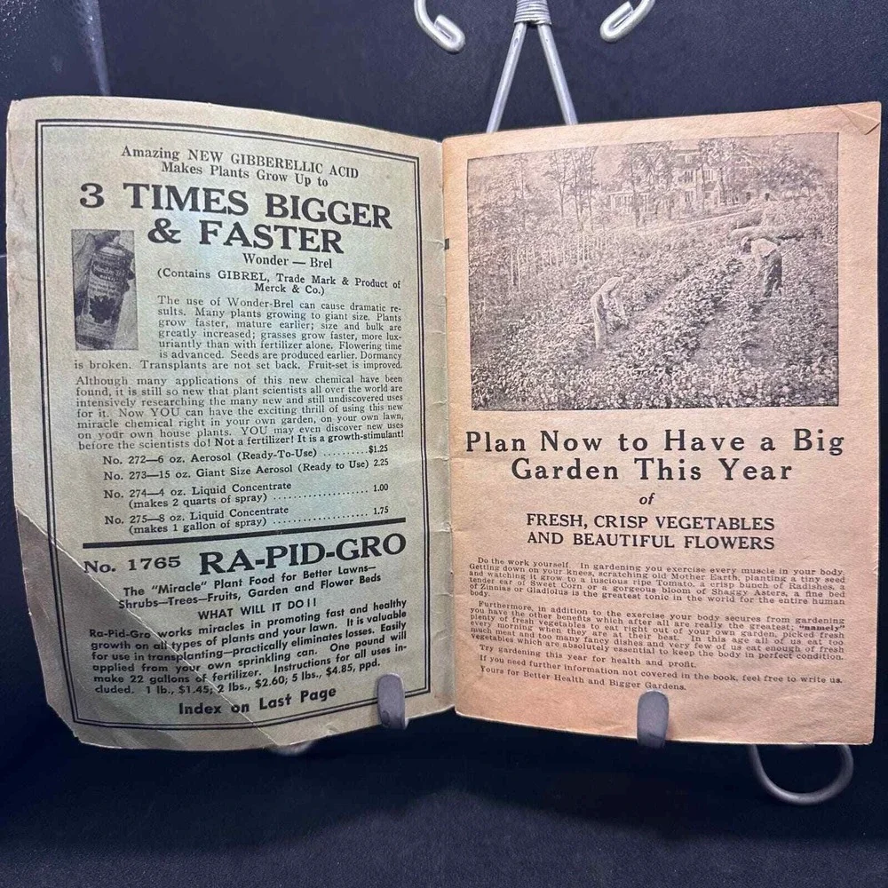 R H Shumway Seedsman Handy Culture Book and Canning Recipes Vintage‎ Gardening